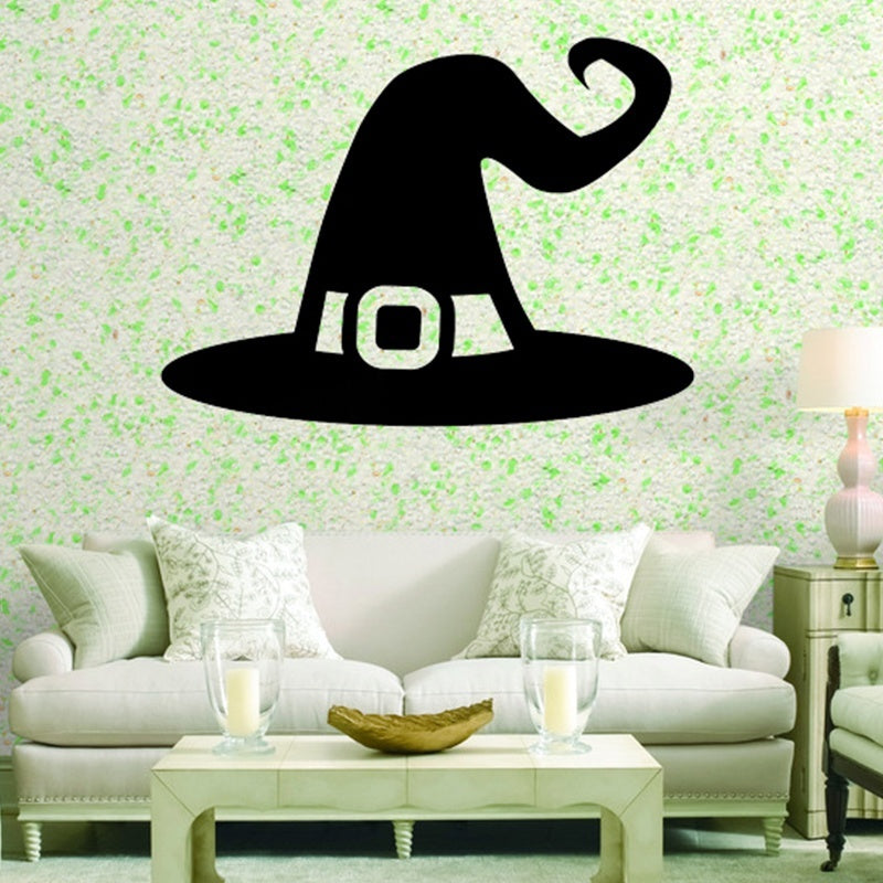 High-quality Witches Hat Funny Car Sticker Window Decor Bumper Laptop Decal Computer Mural