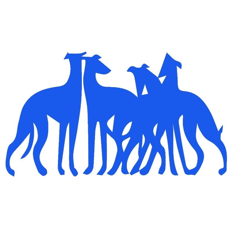 New Brand 20*10CM United Fight Team Greyhounds Dog Pets Deep Friendship Car Sticker for RV Truck Window Bumper Kayak Car Decor Vinyl Decal