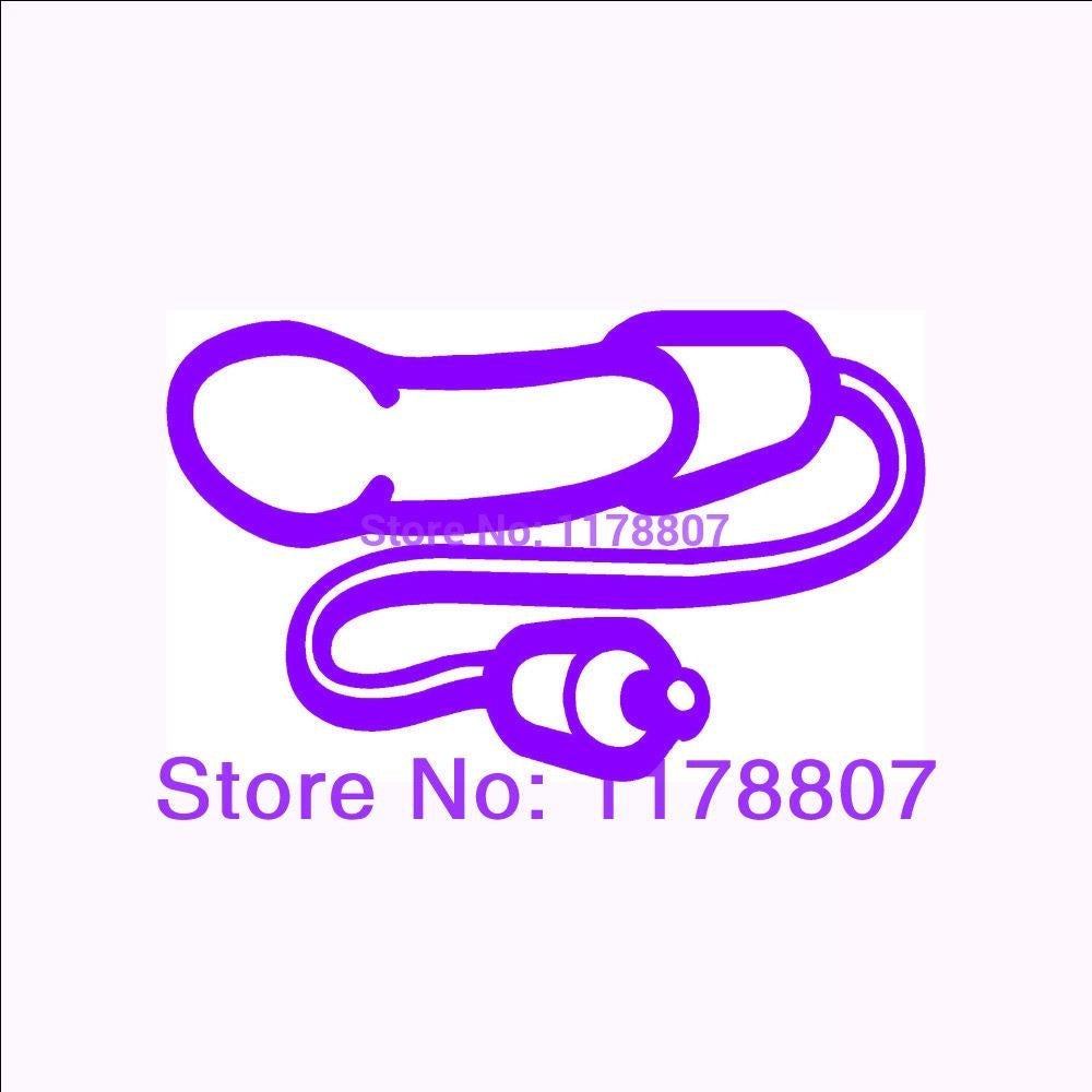 2017 NEW 9 cmx14 cm Vibrator Dildo JDM Graphic Vinyl Decal Car Sticker Windshield Window Glass Bumper Funny Truck Auto Door SUV Art Wall Laptop Waterproof Protector Refit