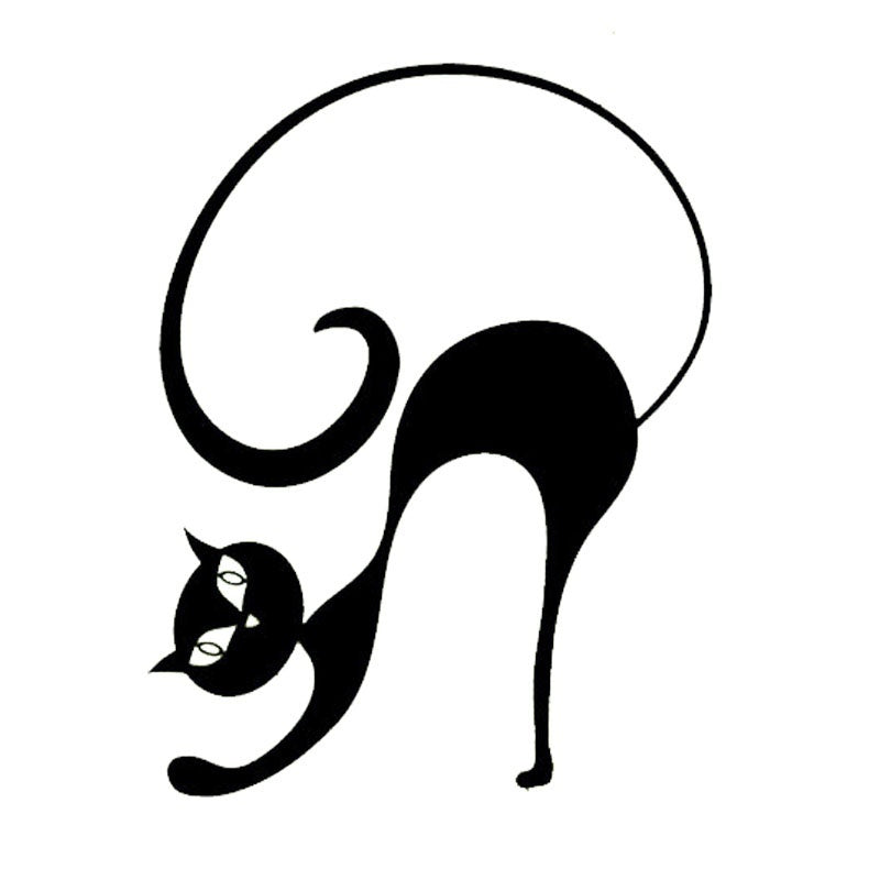 2017 NEW 28.7*38.1CM Creative Pet Cat Car Sticker Vinyl Cute Fation Lovely Car Door Truck Decoration Stickers