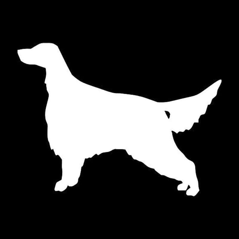 Fashion 12.7*9.5CM Irish Setter Dog Vinyl Decal Personality Car Stickers Truck Car Styling Decoration