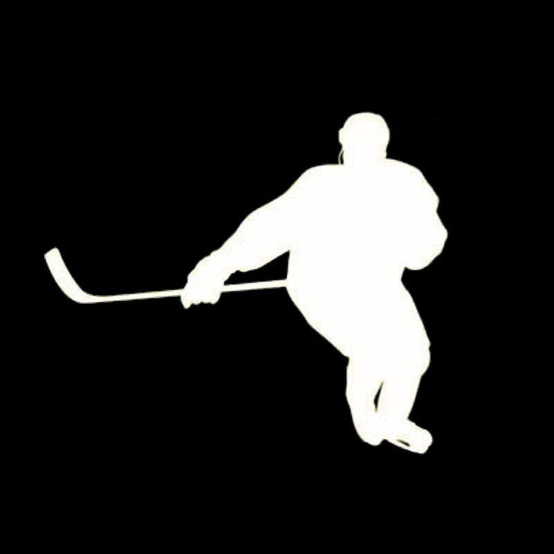11.5cm*9.5cm Creative Ice Hockey Sports Car Stickers Vinyl Accessories S2-0149