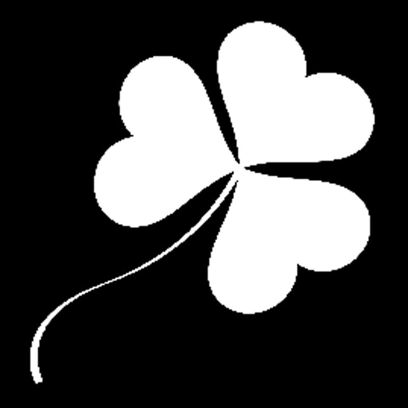 New Fashion 15.3cm*16cm Luck Plant Decor Car Accessories Vinyl Car Sticker