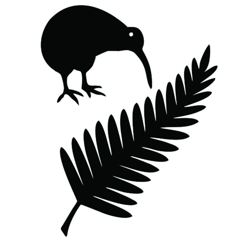 New Fashion 11*15CM Kiwi Bird And Zealand Fern Cartoon Car Styling Motorcycle Stickers zhang292