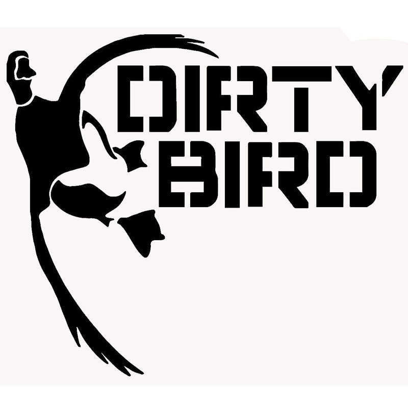 Dirty Bird Waterbirds Duck Hunting Funny Car Sticker for Truck SUV Window Bumper Door Laptop Kayak Car-cover Vinyl Decal xin-604