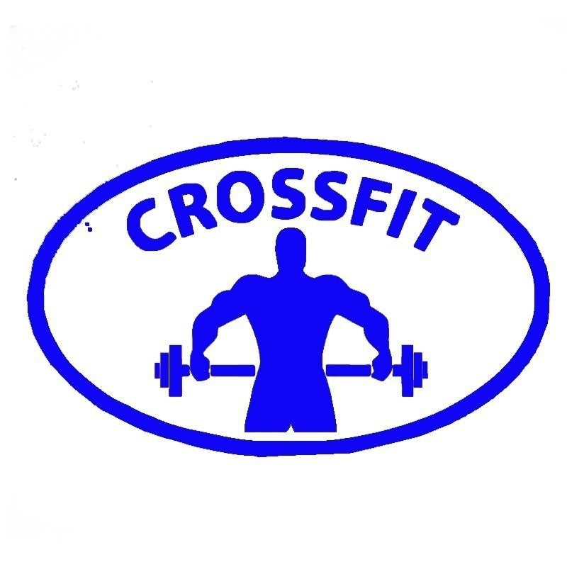 Hot 15*10 cm Home Decorations Vinyl Decal Car Stickers Window Sticker Waterproof Sticker JDM Crossfit Training Sport