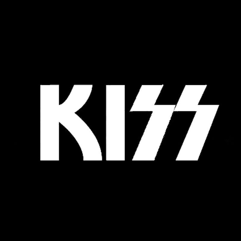 Fashion 12.7*5.4CM KISS Car Body Stickers Fanatical Racing Creative Car Motorcycle Vinyl Decals