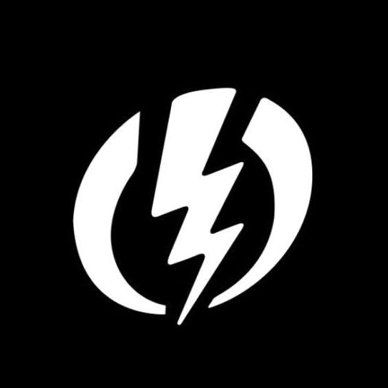 17.7*17.7CM Lightning Cartoon Car Sticker Waterproof Vinyl Car Decorative Accessories