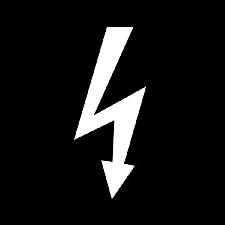 New Hot 7*16CM ELECTRIC Car Sticker Decal Logo Warning Motorcycle Body Decoration Stickers