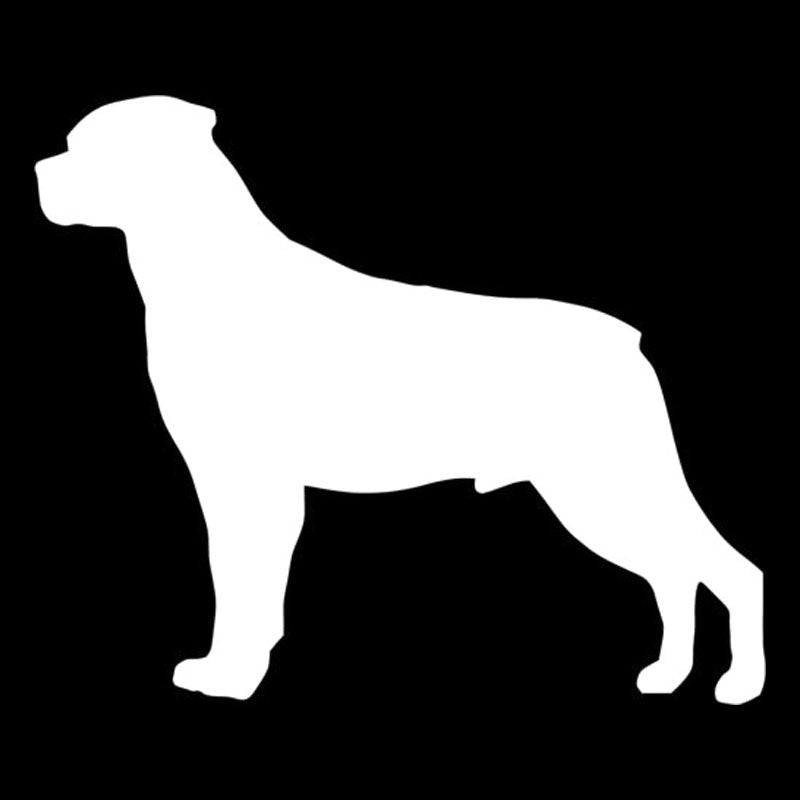 New Hot 11.6*9.7CM Rottweiler Dog Vinyl Decal Silhouette Car Stickers Car Tail Styling Accessories