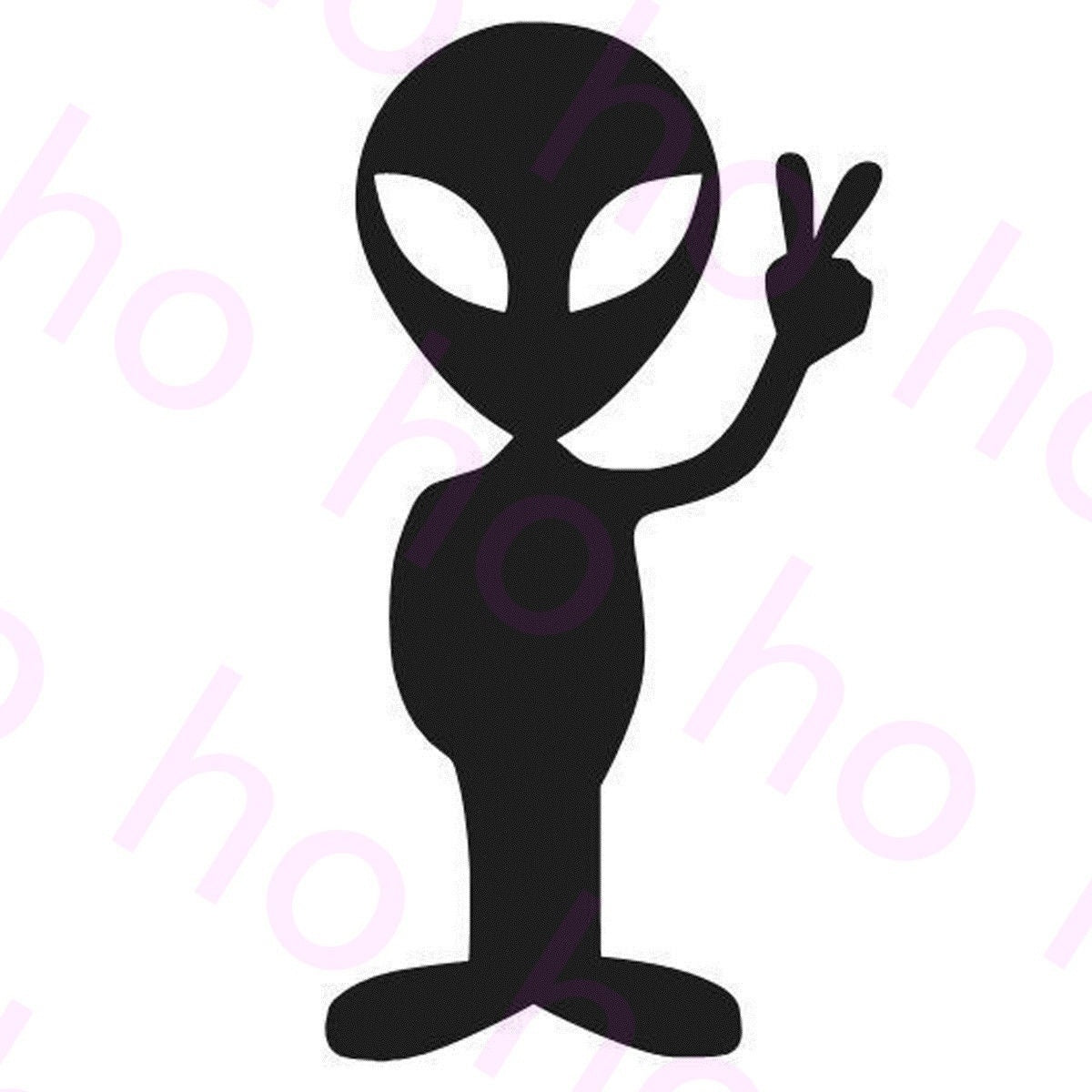 New Fashion Alien Car Laptop Window Decal Vinyl Sticker Holloween
