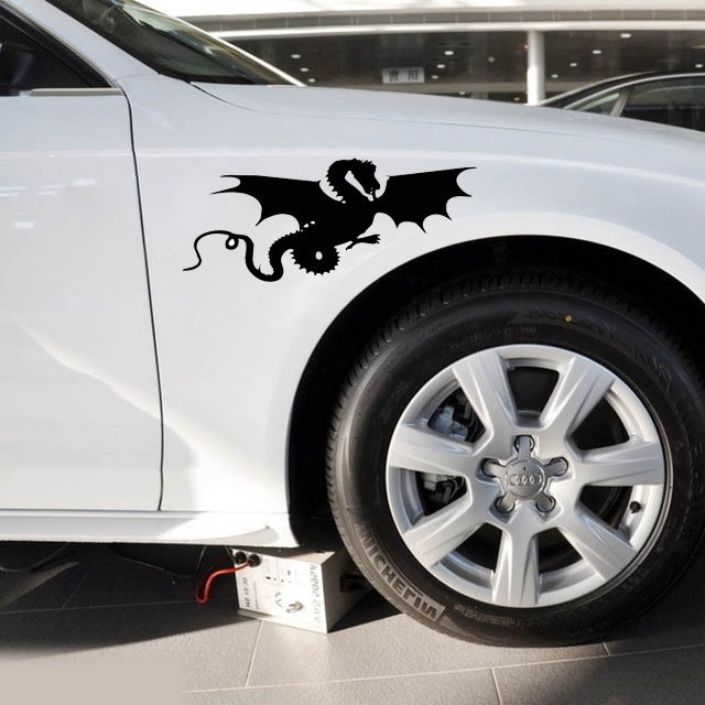New Hot 1PCS 15.2*6.3CM Dragon Car Stickers Interesting Car Styling Accessories Motorcycle Decals