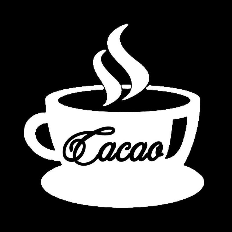 New Fashion Sticker Cuisine Tasse De Cacao Home Decor Sticker