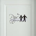 New Hot Black English Word PiPi Lounge DIY Removable Toliet Sticker Art Vinyl Quote Wall Sticker Decal Mural Home Decoration