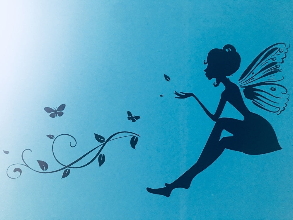 High-quality Flower Fairy Wall Stickers Decor Girls Room