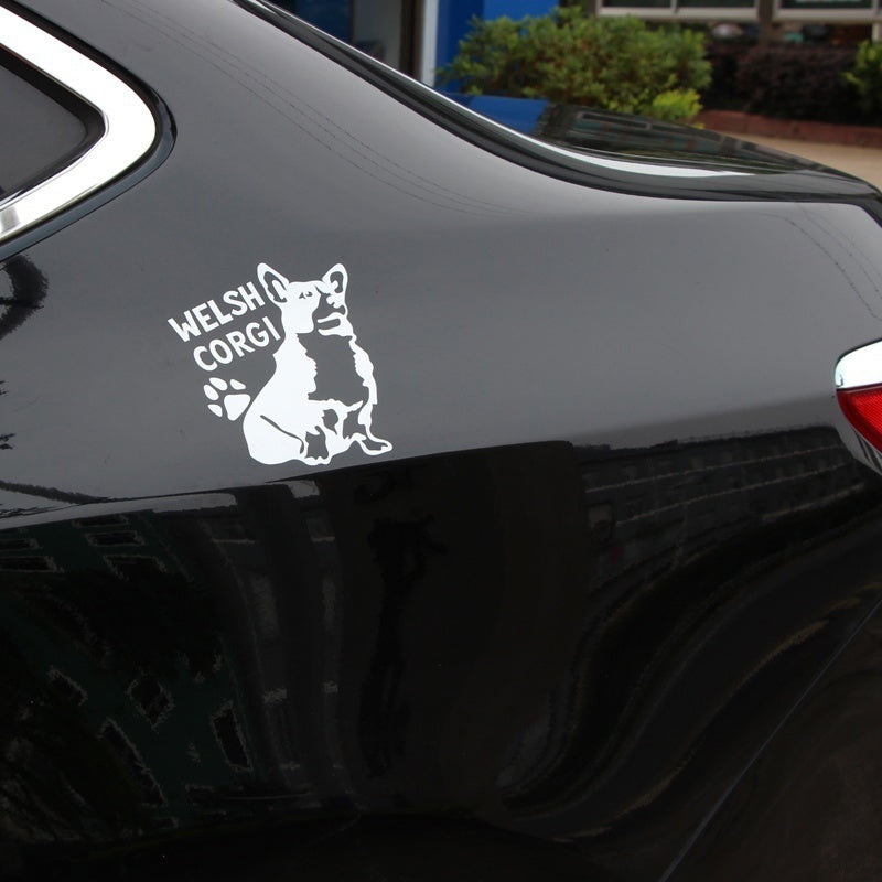 Hot Cute Animal WELSH CORGI Dog Pet Car Sticker