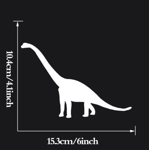 New Fashion Brontosaurus Vinyl Funny Car Sticker Dinosaur Decal