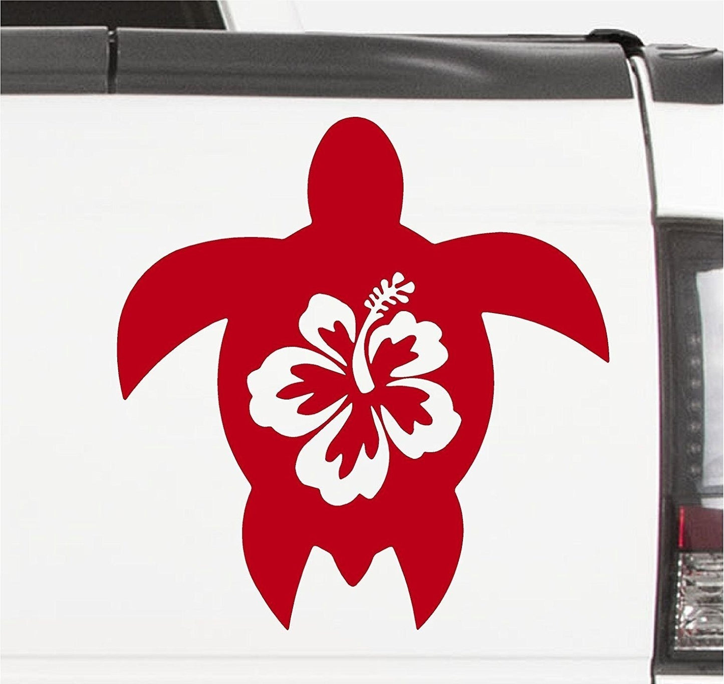 High-quality HIBISCUS TURTLE - Tropical - Car, Truck, Notebook, Vinyl Decal Sticker