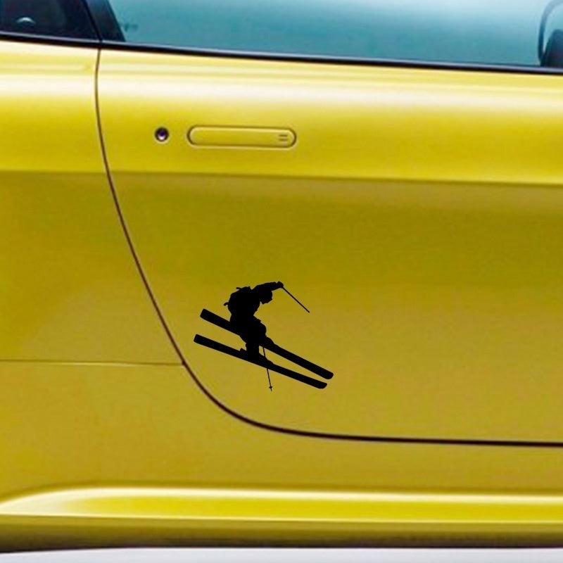 New Brand Ski Skier Skis Car Sticker