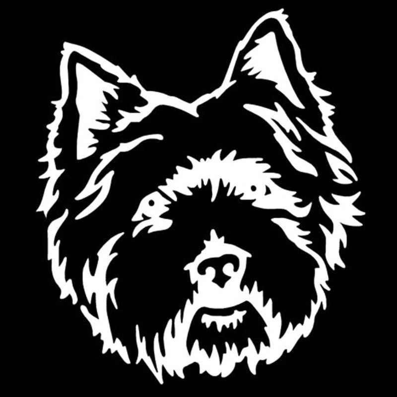 West Highland White Terrier Westie Dog Car Stickers Cute Vinyl Decal Car Styling Decoration