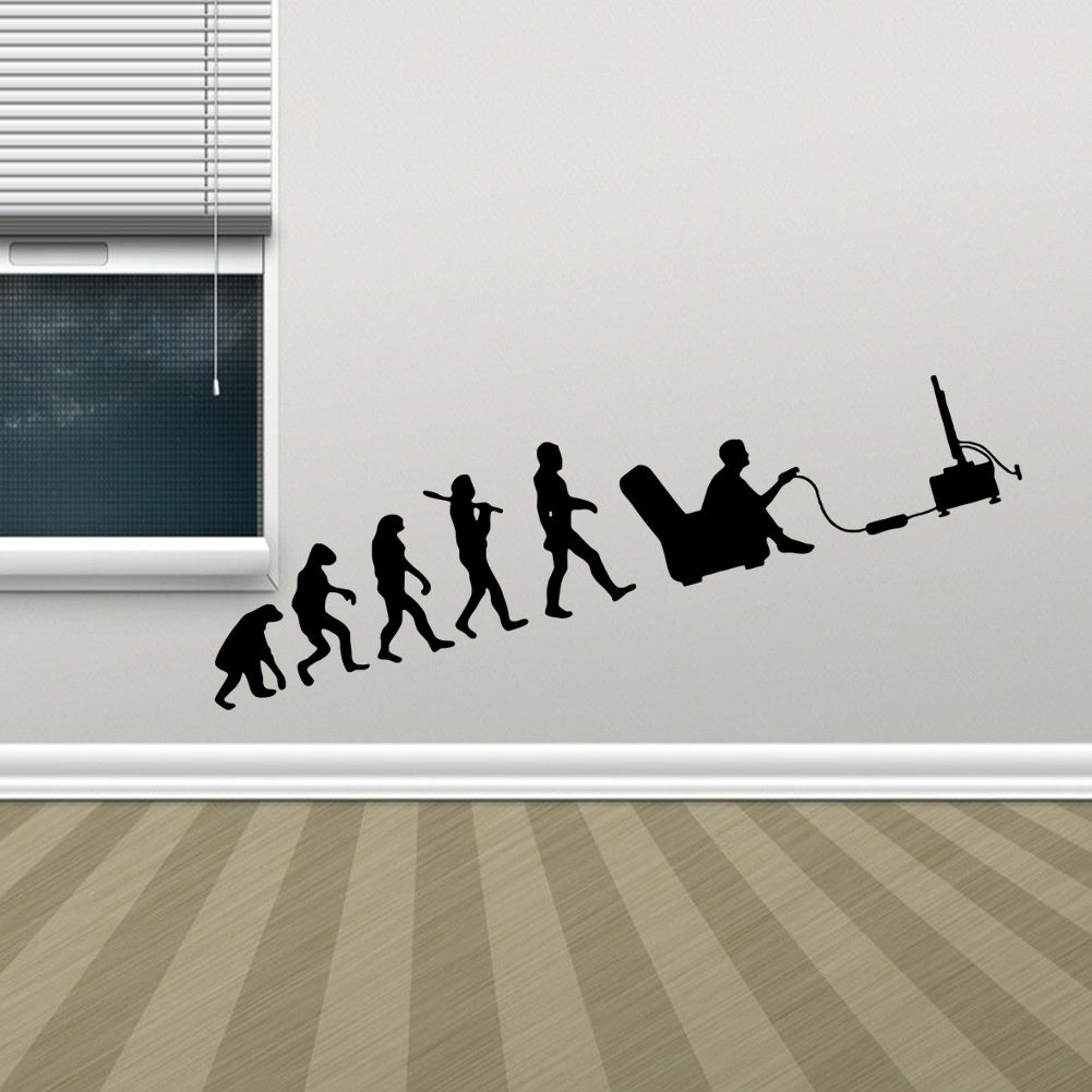 New Fashion High Quality Human Evolution Wall Sticker Removable Art Home Decor Decals Popular House Decoration 3D Wallpapers
