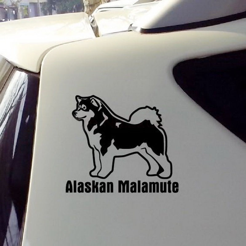 Hot Alaskan Malamute Type Car Stickers
