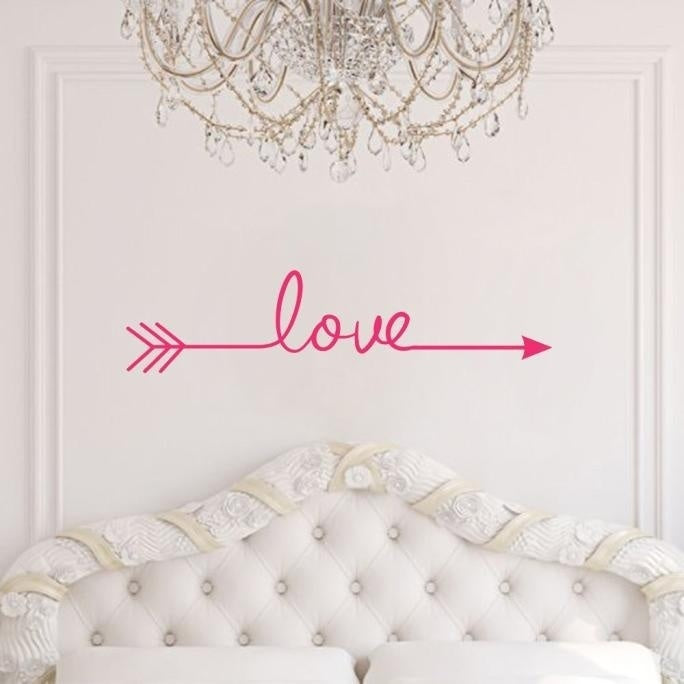 High-quality Love Arrow Vinyl Art Wall Decal Wall Stickers Bedroom Home Decor High Quality