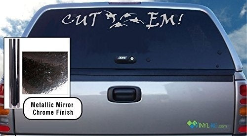 Fashion Duck Hunting Windshield Decal - Cut Em! Car Decal Stickers