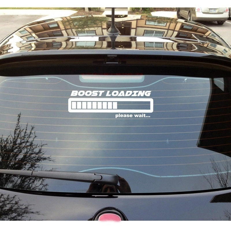 Fashion Boost Loading Please Wait Car Sticker