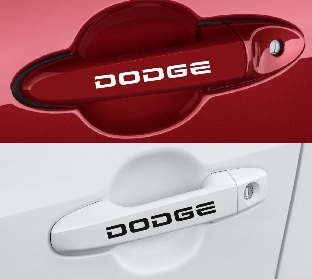 New Fashion 4 X Wheels Decals Stickers Door Handle Graphics Vinyl Emblem Logo I I