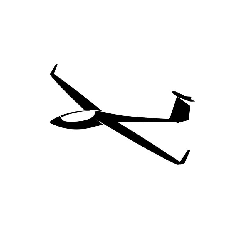Hot Glider Pilot Vinyl Car Sticker Decal