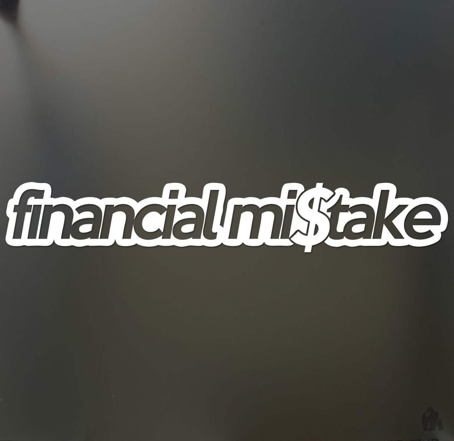 New Fashion Financial Mistake Sticker Funny Race WRX JDM Hooligan Stance Drift 4X4 Decal