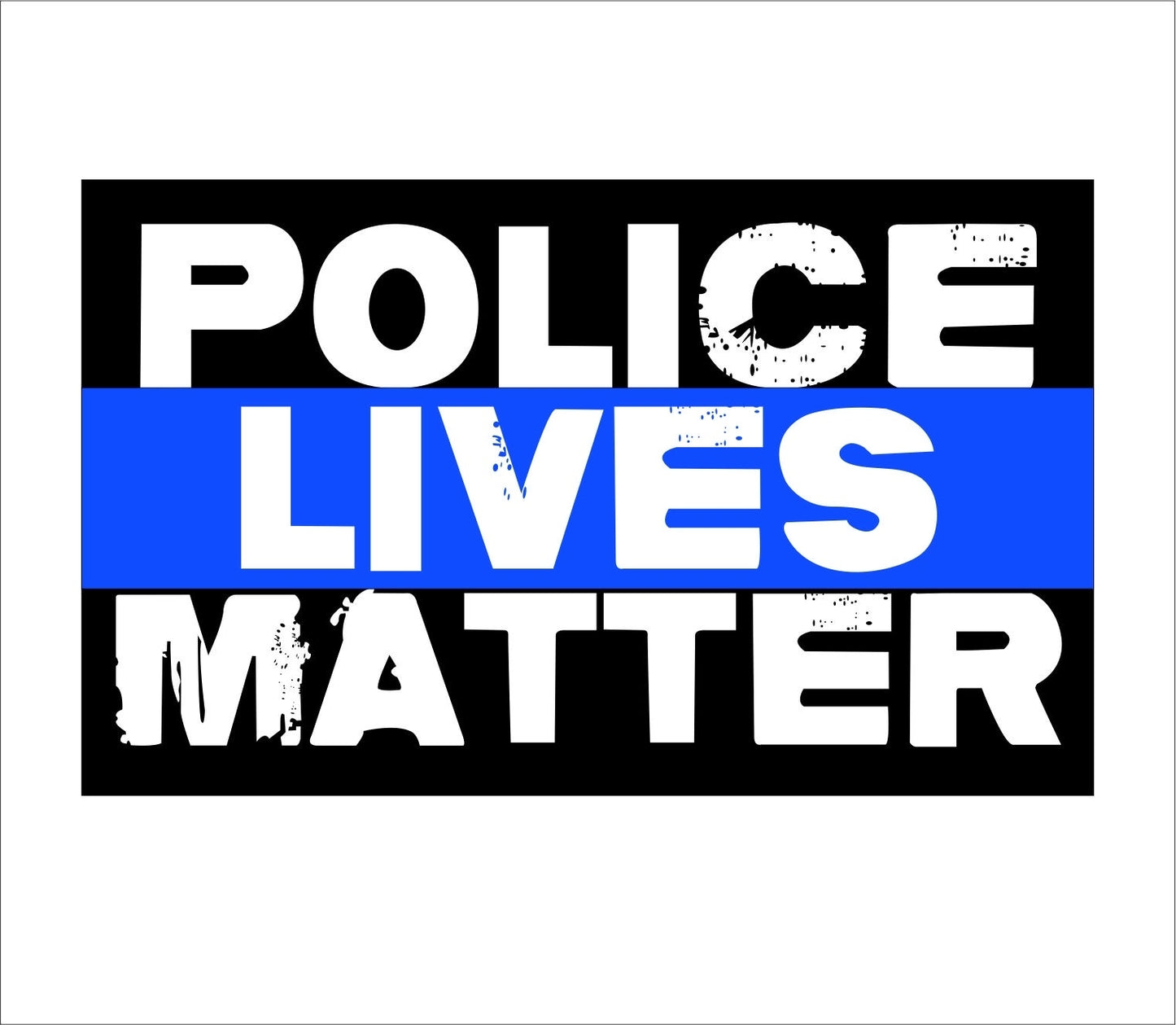 New Brand Cool POLICE Lives Matter Sticker Vinyl Decal Car Truck Hard Hat Biker Helmet Stickers