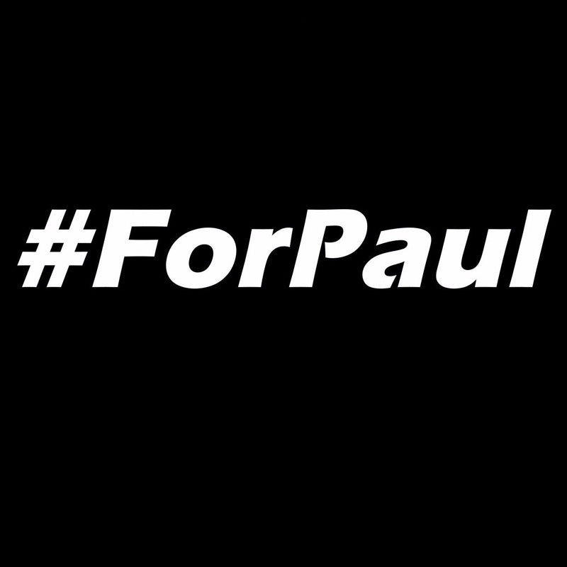 12.7cm*1.9cm For Paul Wolaker Fast And Furious Vinyl Car-Styling Car Sticker S4-0465