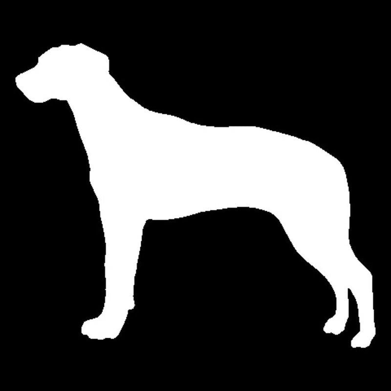 15*12.7CM Rhodesian Ridgeback Dog Vinyl Decal Car Stickers Waterproof Car Styling Bumper Decoration Black/Silver S1-1206