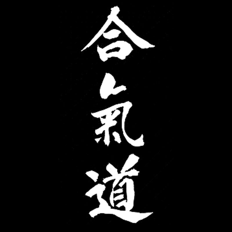 5cm*14.5cm Aikido Fashion Motorcycle Vinyl Car Sticker Car-Styling S4-0830