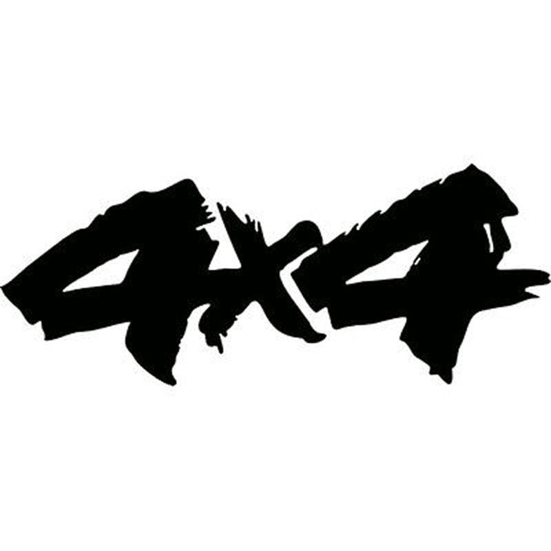 13.5X5.5CM 4X4 Interesting Vinyl Decals Car Sticker Motorcycle Car-styling Black/Silver S8-0280