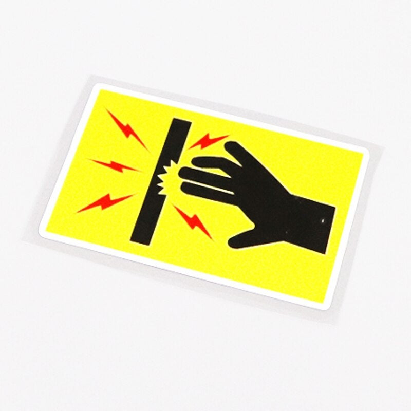 6CM*9.6CM Danger! Get An Electric Shock Decal Car-styling Car Sticker Graphical 13-0684