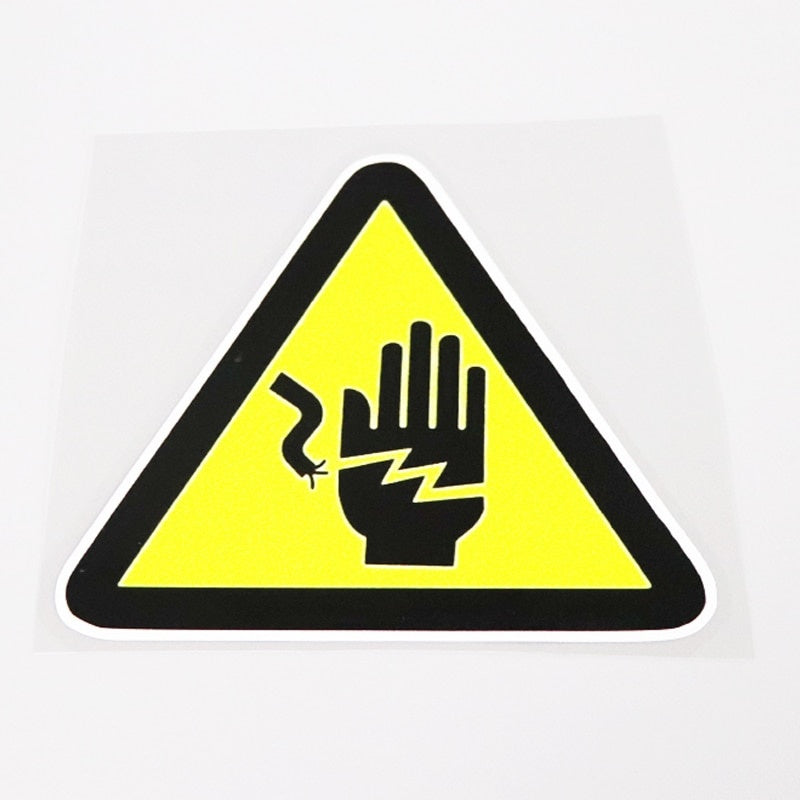 12CM*10.7CM Warning Mark Danger! High Voltage Car Sticker Waterproof Decals 13-0914