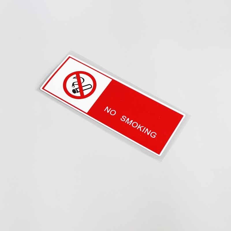 15.6CM*5.4CM Creative Warning No Smoking Waterproof Car Window Sticker Decal Graphical 13-0061