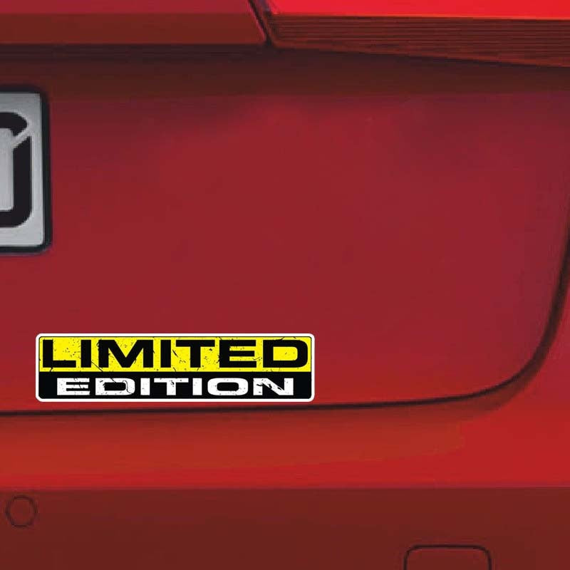 2X 15CM*3CM LIMITED EDITION Funny Decal Funny Personality Car Sticker 12-0061