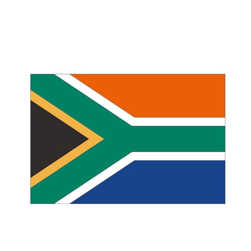 Hot 15.4CM*10.2CM International SOUTH AFRICA Flag Car Sticker Decal Funny Accessories 6-0770
