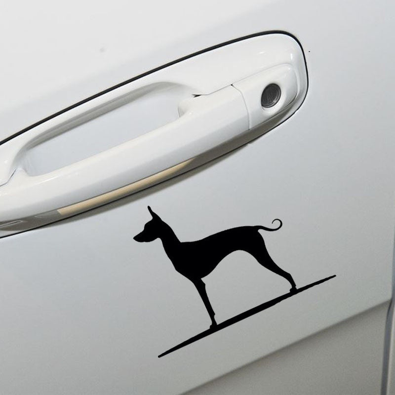 2020 NEW 16.8CM*12CM Mexican Hairless Dog Vinyl Car Window Car Sticker C2-3021