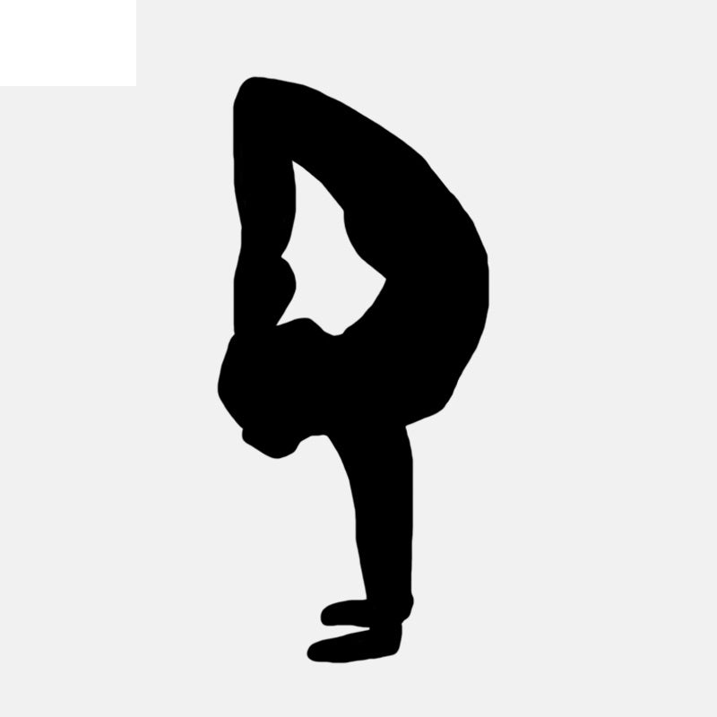 Hot 28CM*60CM Coolest Gymnastics Decor Sitting Room The Bedroom Decals Wall Sticker PVC W2-336