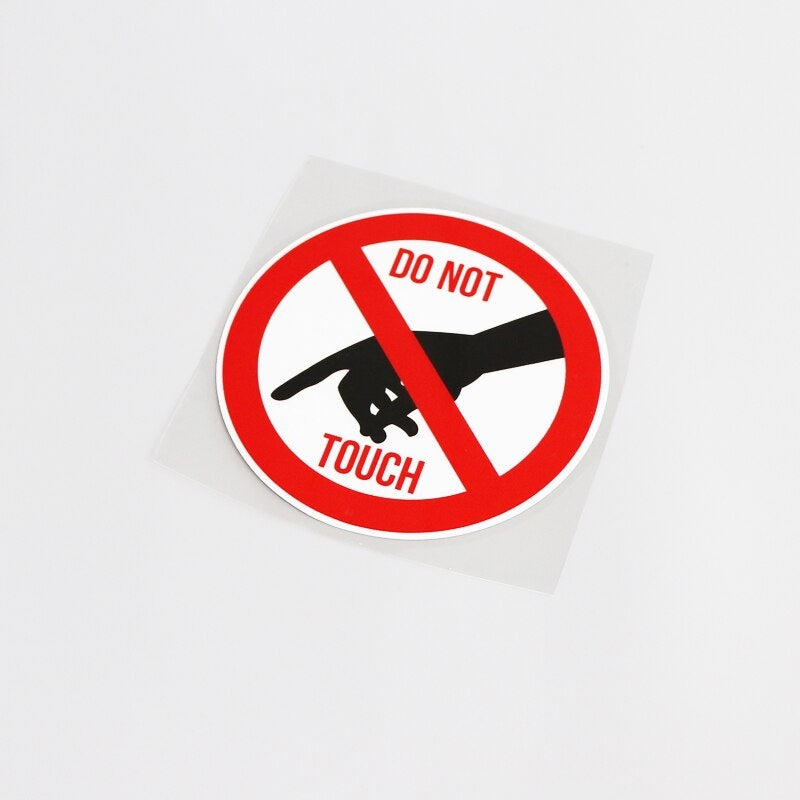 11.1CM*11.1CM Interesting Do Not Touch Decal High-quality PVC Car Sticker Graphical