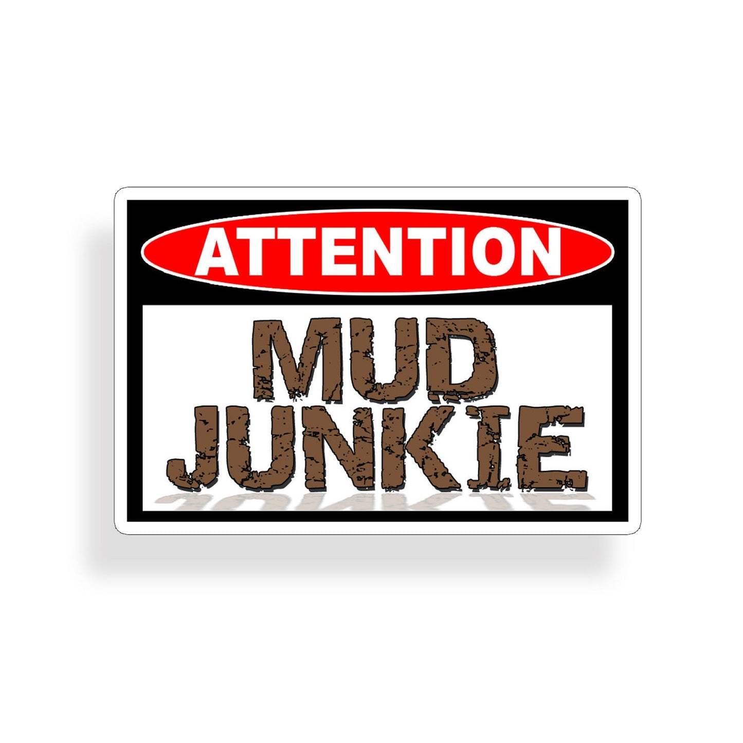Mud Junkie Sticker Off Road ATV UTV 4x4 Car Vehicle Window Bumper Decal Graphic