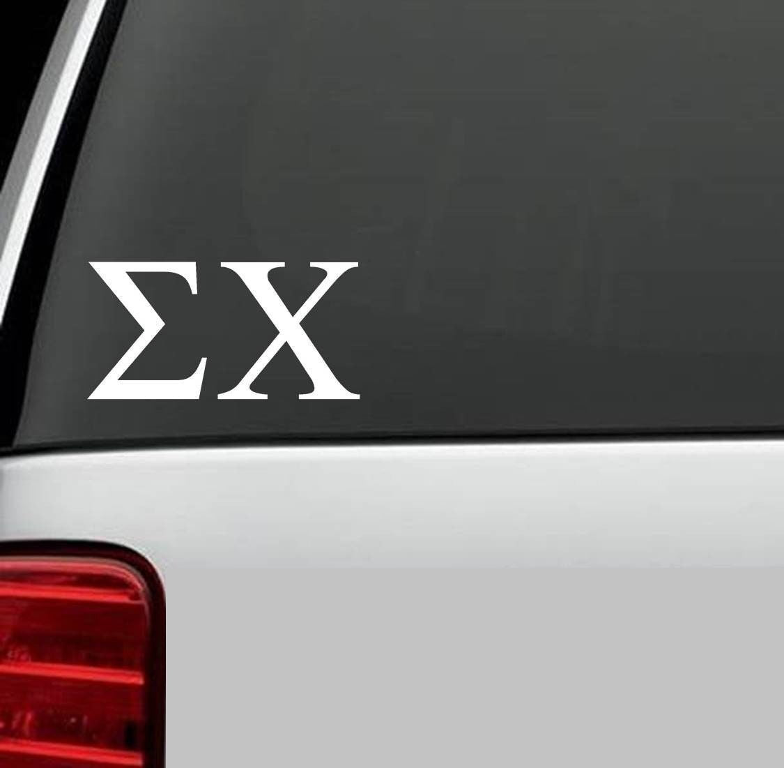 6"X3" Sigma Chi Decal Sticker Fraternity Sorority Greek Car Truck SUV Van Laptop