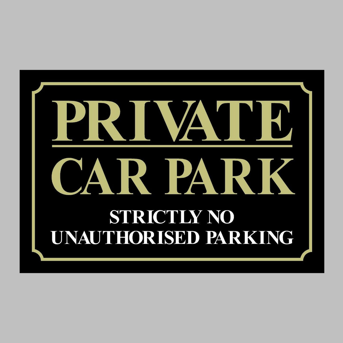 12 Styles No Parking, Driveway, CCTV, Beware of Dog, Gates, Garage, Car Park, Private Sticker Vinyl Decal
