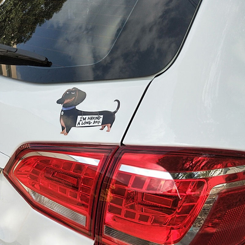 15*11CM The Ssecret Llife Of A Pet Dog PVC High Quality Car Sticker Decoration
