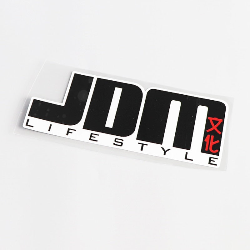 16CM*6.2CM Creative JDM Culture Decal Decor PVC Car Sticker
